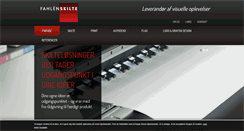 Desktop Screenshot of fahlenskilte.dk