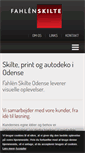 Mobile Screenshot of fahlenskilte.dk
